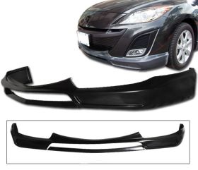 2009-2011 Mazda 3 Front Bumper Lip KEN Style Poly-Urethane - BLF-MAZ309K-PU