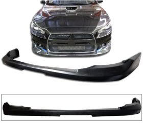 2008-2012 Mitsubishi EVO X Front Bumper Lip Poly-Urethane - BLF-MEVO10S-PU