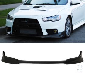 2008-2015 Mitsubishi EVO X VR Polyurethane Front Bumper Lip - IKN-BLF-MEVO10VR-PU
