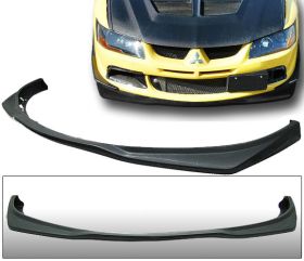 2003-2005 Mitsubishi EVO 8 Front Bumper Lip Poly-Urethane - BLF-MEVO8S-PU