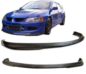 2003-2005 Mitsubishi EVO 8 Front Bumper Lip Type-ts Poly-Urethane - BLF-MEVO8TS-