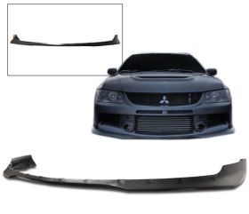 2006-2007 Mitsubishi EVO 9 Front Bumper Lip Poly-Urethane - BLF-MEVO9J-PU