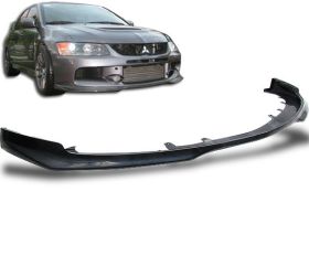 2006-2007 Mitsubishi EVO 9 Front Bumper Lip Poly-Urethane - BLF-MEVO9S-PU