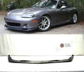 2001-2005 Mazda MX-5 Miata GV Polyurethane Front Bumper Lip - IKN-BLF-MMT01GV-PU