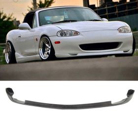 2001-2005 Mazda MX-5 Miata RS Polyurethane Front Bumper Lip - IKN-BLF-MMT01RS-PU