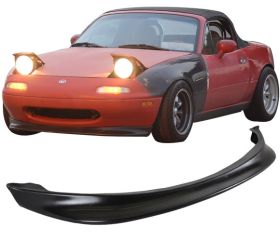 1990-1997 Mazda MX-5 Miata GV Polyurethane Front Bumper Lip - IKN-BLF-MMT90GV2-PU