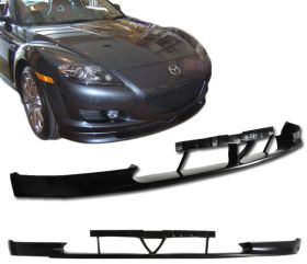 2004-2007 Mazda RX8 Front Bumper Lip OE Style Poly-Urethane - BLF-MRX8OE-PU