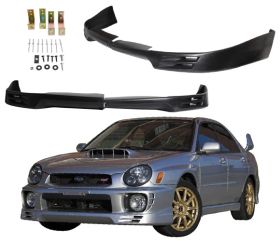 2002-2003 Subaru Impreza WRX Front Lip C-west Style Poly-Urethane - BLF-SI02V2-P
