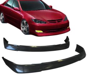 2002-2003 Toyota Camry Front Bumper Lip Jp-Style Poly-Urethane - BLF-TCA02JP-PU