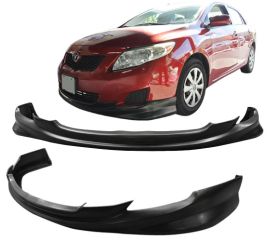 2009-2010 Toyota Corolla K-Style Polyurethane Front Bumper Lip - IKN-BLF-TCL09DS-PU