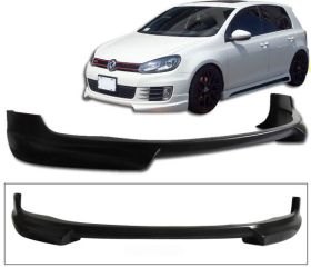 2009-2011 VW Golf 6 GTI Front Lip Rieger Style Poly-Urethane - BLF-VG09GTIR-PU