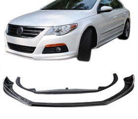2008-2012 VW Passat CC Euro Polyurethane Front Bumper Lip - IKN-BLF-VWCC08R-PU