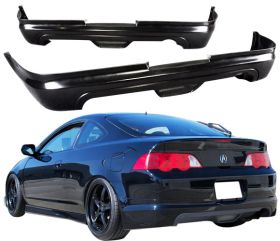 2002-2004 Acura RSX Mugen Polyurethane Rear Bumper Lip - IKN-BLR-AR02MU-PU