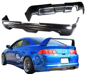 2005-2006 Acura RSX Mugen Polyurethane Rear Bumper Lip - IKN-BLR-AR05MU-PU