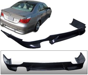 2004-2007 BMW E60 Rear Bumper Lip M-Style Poly-Urethane - BLR-BE60M-PU