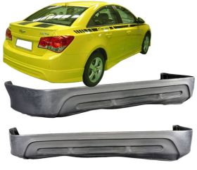 2011-2012 Chevy Cruze Rear Bumper Lip Type-1 Poly-Urethane - BLR-CCRUZ10T1-PU