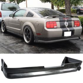 2005-2008 Ford Mustang V6 Ford Rear Bumper Lip Poly-Urethane - BLR-FM05V6-PU