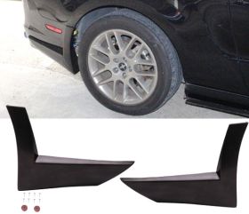 2013-2014 Ford Mustang X2P Polyurethane Rear Bumper Lip - IKN-BLR-FM13X2P-PU