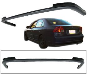2001-2003 Honda Civic 4DR Rear Bumper Lip Type-R Poly-Urethane - BLR-HC01TR-PU