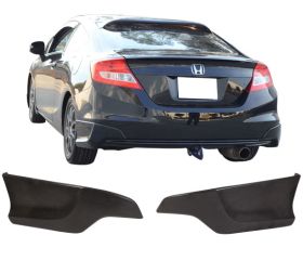 2012-2013 Honda Civic DX/LX/EX 2DR HFP Polyurethane Rear Bumper Lip - IKN-BLR-HC122H-PU