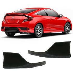 2016-2017 Honda Civic 2DR HFP Polyurethane Rear Bumper Lip - IKN-BLR-HC162H2P-PU