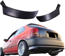 1996-2000 Honda Civic 3DR Rear Mugen Spats valance 2pcs - BLR-HC963-2P