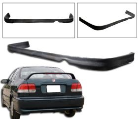 1999-2000 Honda Civic Rear Bumper Lip Poly-Urethane - BLR-HC99