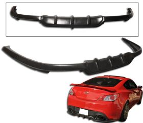 2010-2012 Hyundai Genesis 2DR Rear Bumper Lip Poly-Urethane - BLR-HYGENC10S-PU
