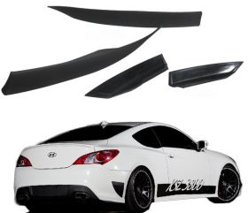 2010-2012 Hyundai Genesis 2DR Rear Bumper Lip Poly-Urethane - BLR-HYGENC10TC-PU