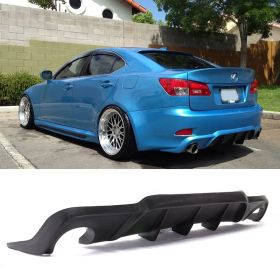 2006-2013 Lexus IS250/IS350 DMR Style Rear Diffuser Bumper Lip Poly-Urethane - IKN-BLR-LIS06DMR-PU