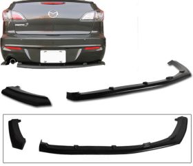2009-2010 Mazda 3 Rear Bumper Lip M-Style Poly-Urethane - BLR-MAZ3094D-PU