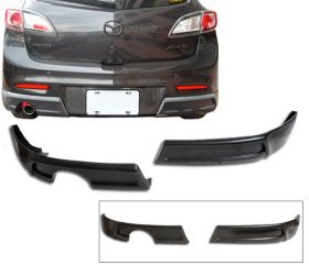 2009-2010 Mazda 3 Rear Bumper Lip K-Style Poly-Urethane - BLR-MAZ309K-PU