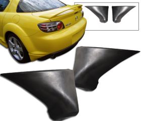 2004-2007 Mazda RX8 Rear Bumper Lip Type-S Poly-Urethane - BLR-MRX8OE-PU