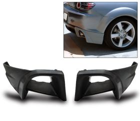 2004-2007 Mazda RX8 Rear Bumper Lip Type-S Poly-Urethane - BLR-MRX8S-PU