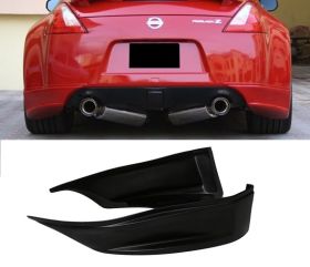 2009-2016 Nissan 370z SS Polyurethane Rear Bumper Lip - IKN-BLR-N370ZSS-PU