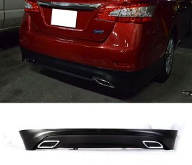 2013-2015 Nissan Sentra OEM Polypropylene Rear Bumper Lip - IKN-BLR-NS13OE-PP