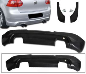 2005-2008 VW Golf 5 Rear Bumper Lip Type-O Poly-Urethane - BLR-VG05O-PU