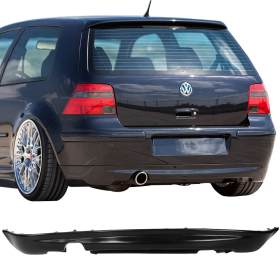 1999-2005 VW Golf MK4 Rear Bumper Lip 25AE Style Unpainted Polyurethane - BLR-VWG9925AE-PU