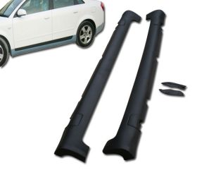 2002-2005 Audi A4 B6 Side Skirt Vortex Style Poly-Urethane - BLS-AA402V-PU