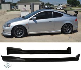 2002-2006 Acura RSX Mugen Polyurethane Side Skirts - IKN-BLS-AR02MU-PU