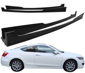 2008-2010 Honda Accord 2DR Coupe OEM Polyurethane Side Skirts - IKN-BLS-HA082H-PU