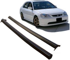 2001-2003 Honda Civic 2 4dr Side Skirt Rs-Style Poly-Urethane - BLS-HC01RS-PU