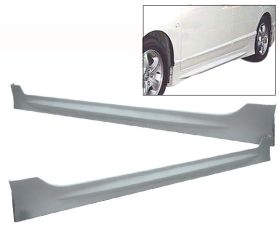 2006-2009 Honda Civic 4DR Side Skirt J-Style Poly-Urethane - BLS-HC064J-PU