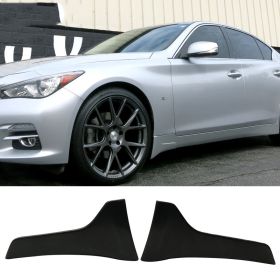 2015-2019 Infiniti Q50 Sedan Front Splash Guards Set 2 Pieces-Polyurethane Polyurethane - BLS-IQ5014SGF-PU