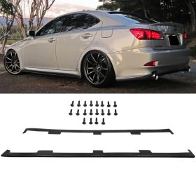 2006-2013 Lexus IS250/IS350 Bottom Line Polyurethane Side Skirts - IKN-BLS-LIS06UL-PU