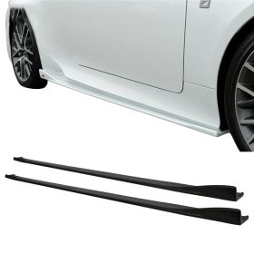 2015-2017 Lexus RC200t F-Sport Silkblaze Style Side Skirts Black Polypropylene - BLS-LRCF15SK-PP