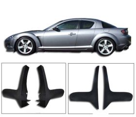 2004-2007 Mazda RX8 MUD Flap OE Poly-Urethane - BLS-MRX8MF-PU