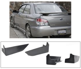 2002-2007 Subaru Impreza Front Side Strake Poly-Urethane 2pcs - BLS-SI02FSK-PU