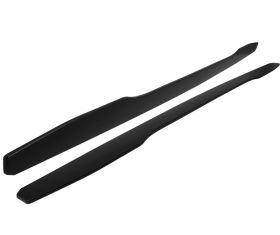 2017-2019 Kia Stinger Stinger Hatchback Ikon Style Polypropylene Side Skirts Extension - BLS-UNIV386-PP_Kia