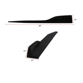 2017-2019 Kia Stinger Stinger Ikon Style Side Skirts Winglet Wind Blade Rocker Splitter - BLS-UNIV4-PU_Kia